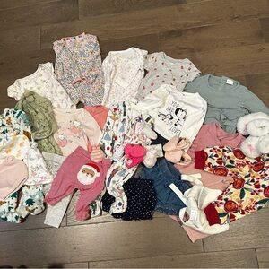 Assorted Baby Girl Clothing Bundle